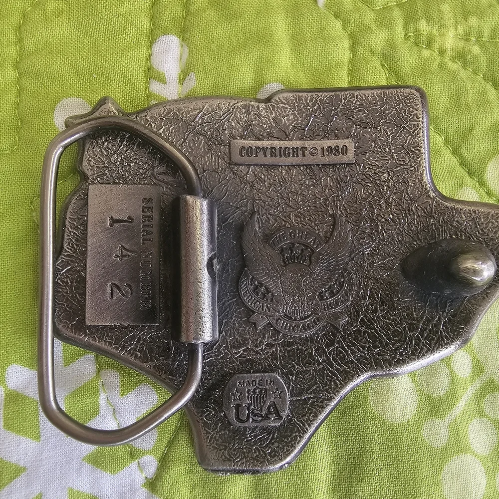 Vintage Collectible Texas Belt Buckle - Picture 2 of 2